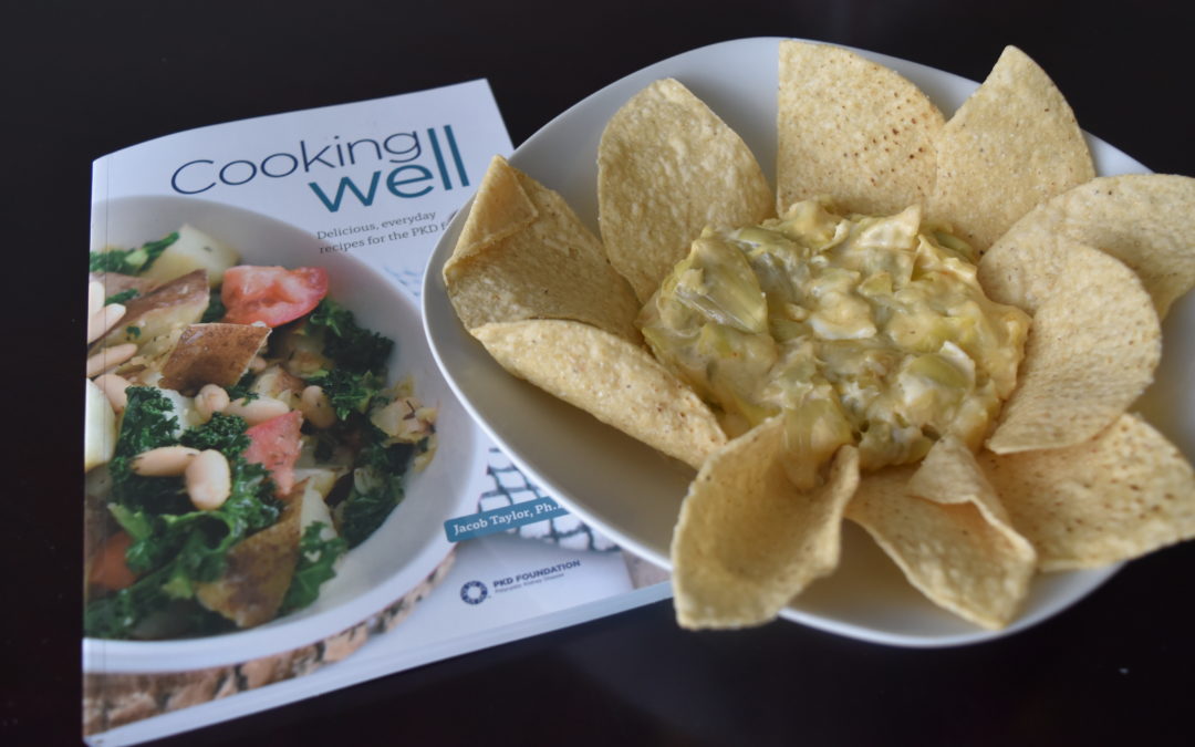 Artichoke dip from Cooking Well