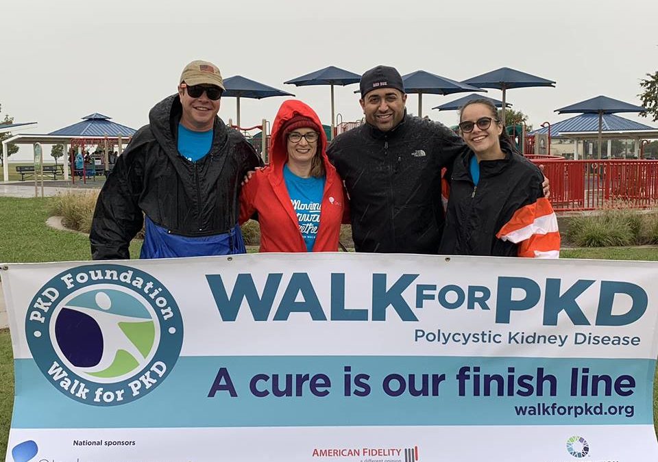 Neither rain nor cold could stop the Oklahoma Walk for PKD!