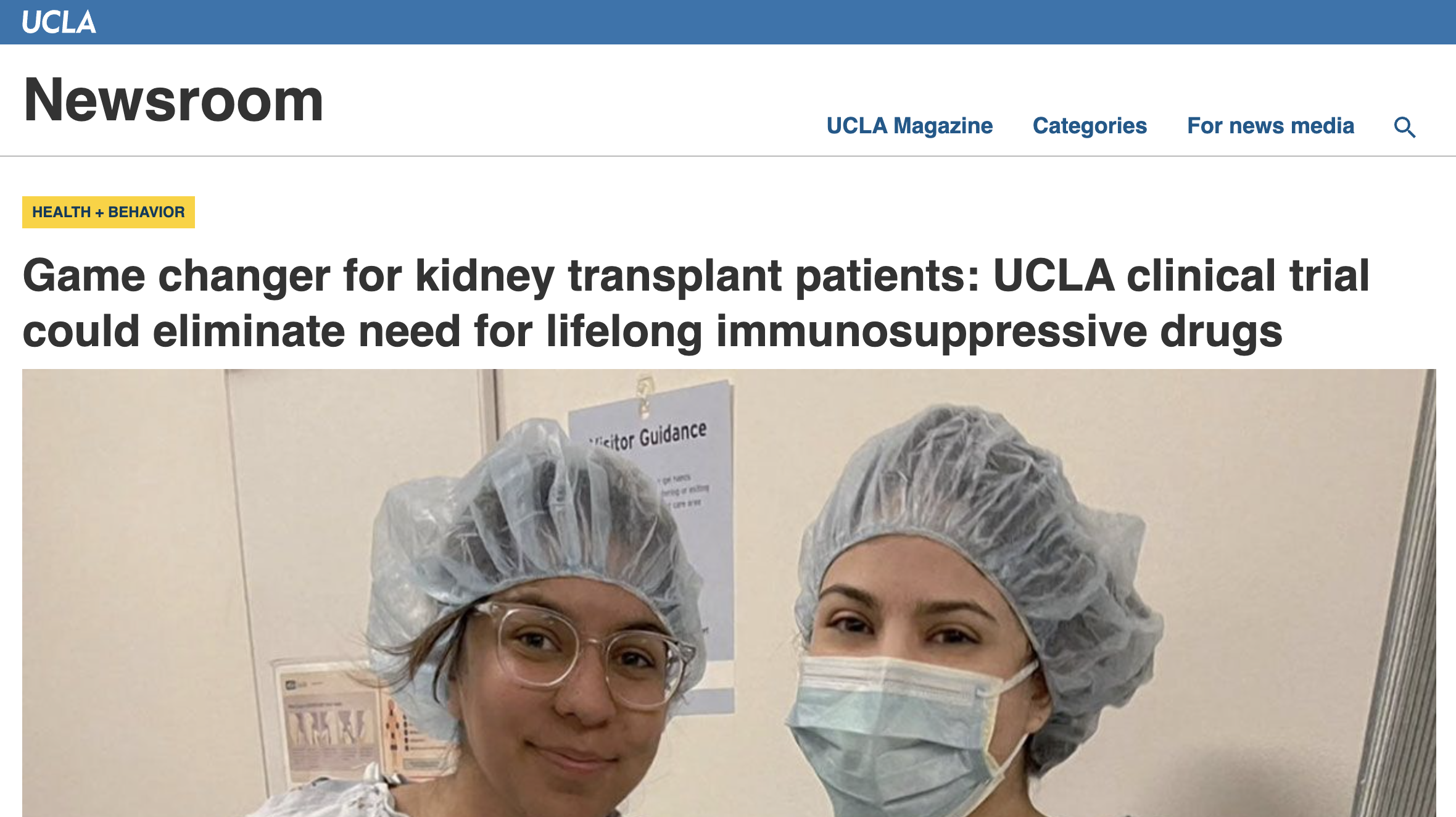 Breaking Kidney-Transplant News!