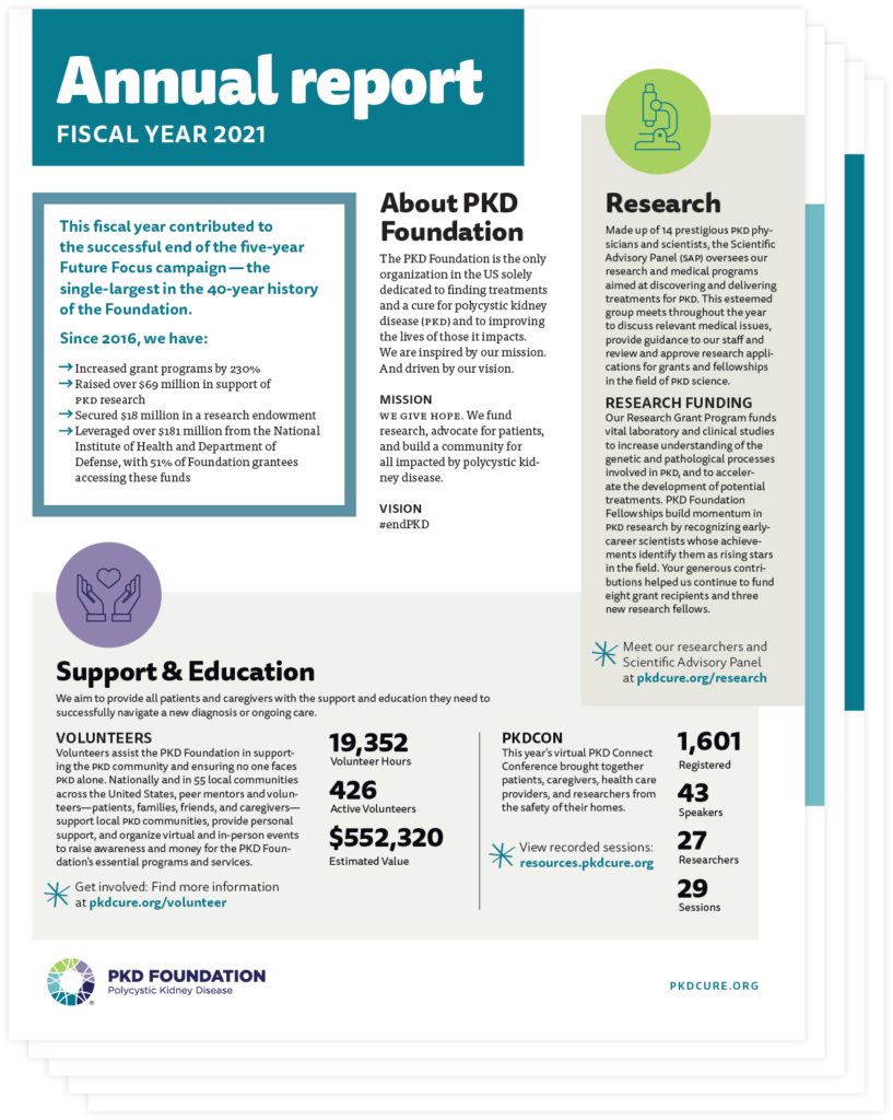 Financial and organizational information | PKD Foundation