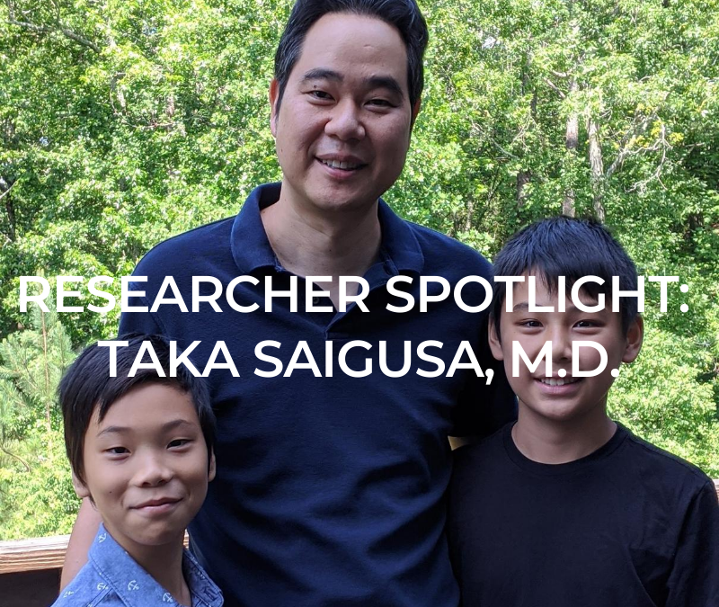 Researcher Spotlight: Taka Saigusa, M.D.