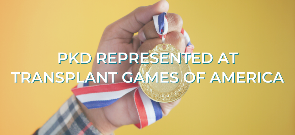 PKD Represented at Transplant Games of America blog banner image
